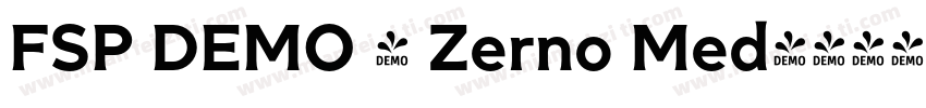 FSP DEMO - Zerno Med字体转换